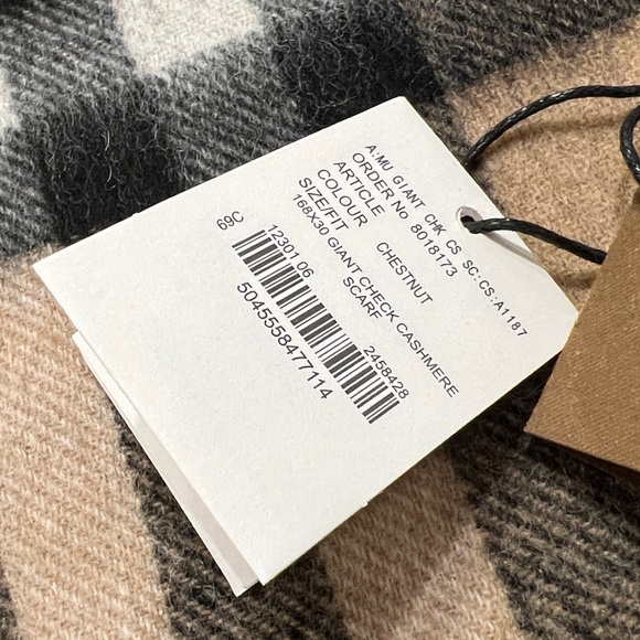 Designer Inspired Nova Check 100% Cashmere Scarf NWT- Multiple Colors - Picture 4 of 14